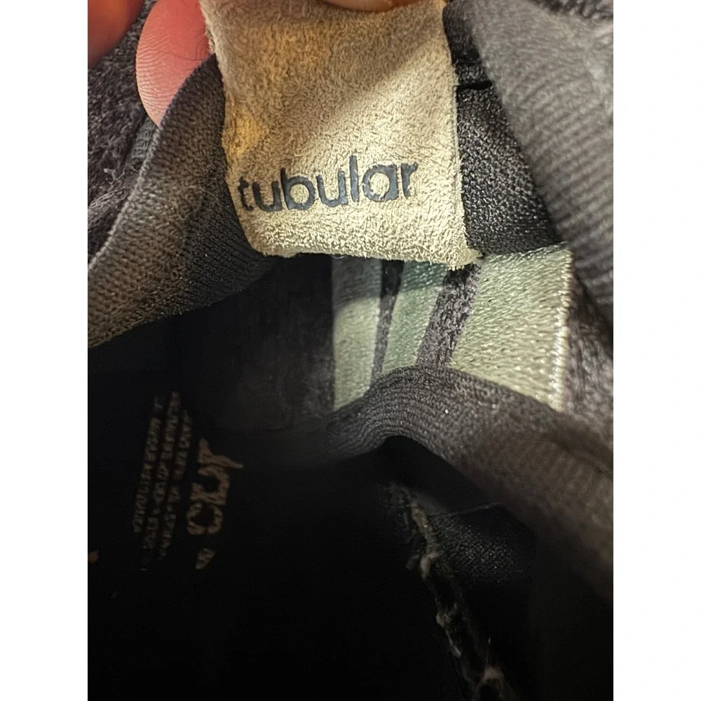 Adidas Tubular Shadow Core Black Dark Grey Knit Sneakers BY2121 Mens 7.5